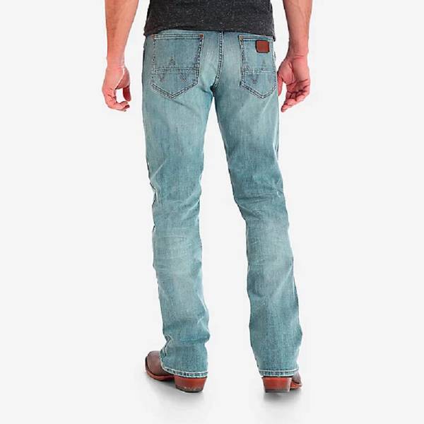 men's wrangler black bootcut jeans