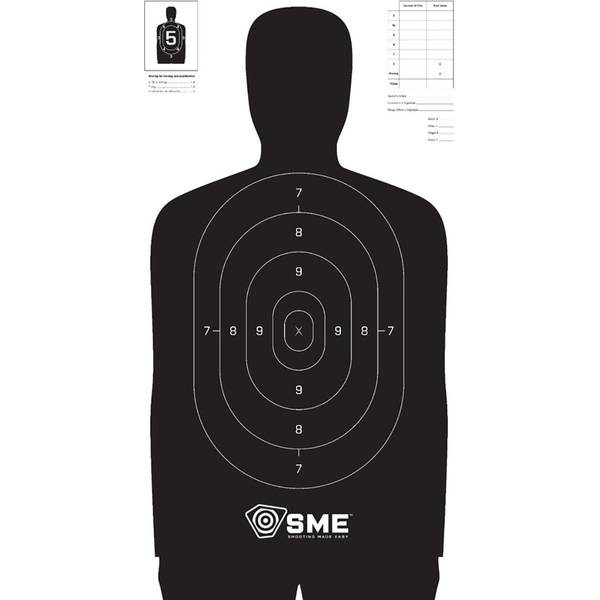 Shooting Made Easy 100-Pack Silhouette Target - SME-TRG-SIL | Blain's ...