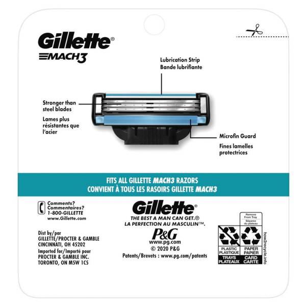 Lames Gillette Mach3 Megapack De 16 – Neuf, Pour Rasoir Mach3, Lot économique
