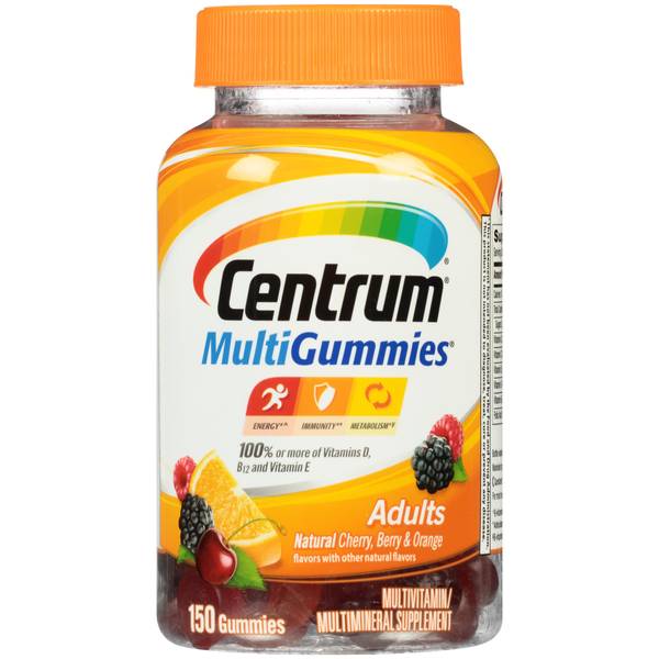 UPC 305731286748 product image for Centrum 150 Count Adult Multi-Vitamin Gummies | upcitemdb.com