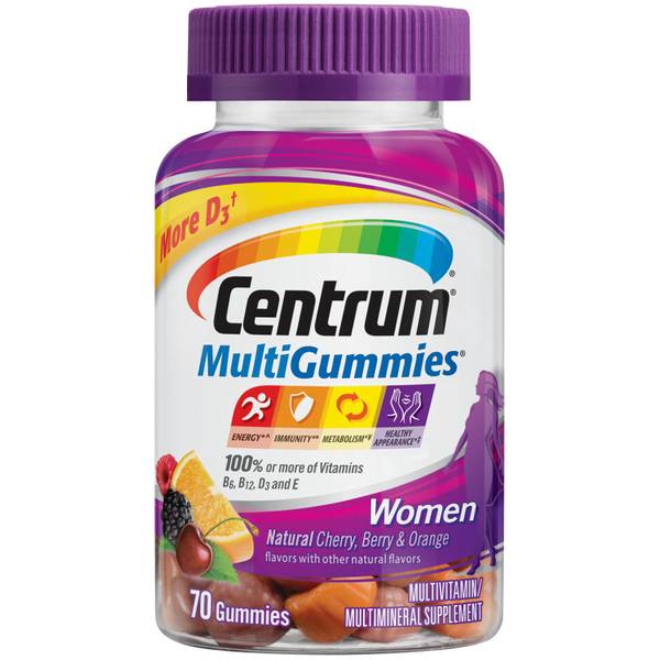 Centrum 70 Count Women's MultiVitamin Gummies 8811812 Blain's Farm