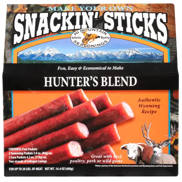 Hi Mountain Seasonings Hunters Blend Snackin' Stick Kit - 00249