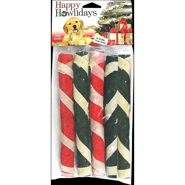 Candy Cane Shaped MixStix - Taj Ma-Hound Bakery for Dogs