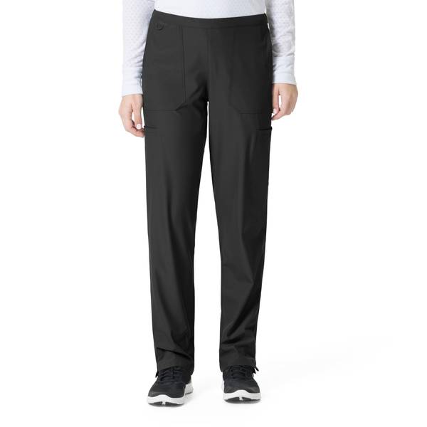 Flat Front Straight Leg Scrub Pants 