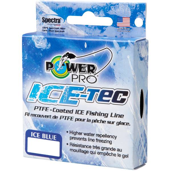 Sufix Performance Braid Ice Fishing Line, Glacier Blue / 4lb