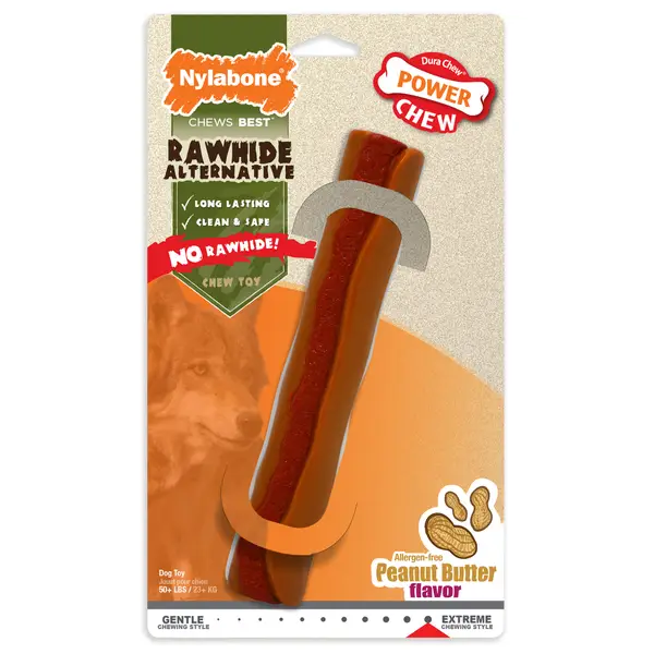 Nylabone Power Chew Knuckle Bone Dog Toy With Treats - Chicken