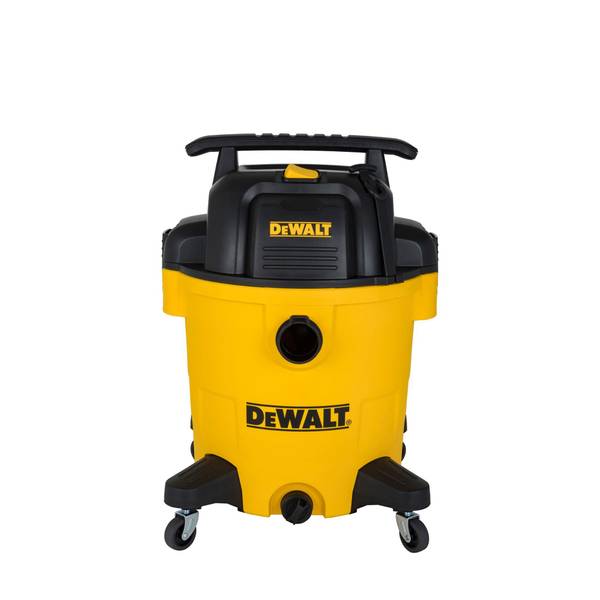 DEWALT DXV10P 10 Gallon Quiet Poly Wet Dry Vacuum Yellow Cartridge  Filter-HEPA 6-16 Gal