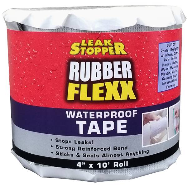 4 inch x 10 foot Roll Sticks & Seals Everywhere! Leak Stopper Waterproof Tape 