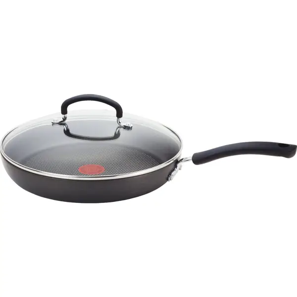 T-Fal Simply Cook Nonstick Fry Pan, 12.5 Red