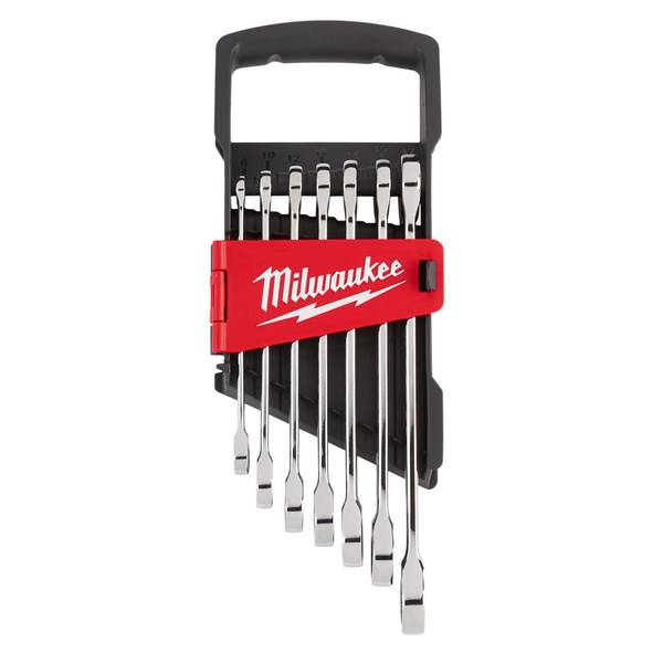 Milwaukee 48229506 7Piece Ratchet Combo Metric Wrench Kit Blain's