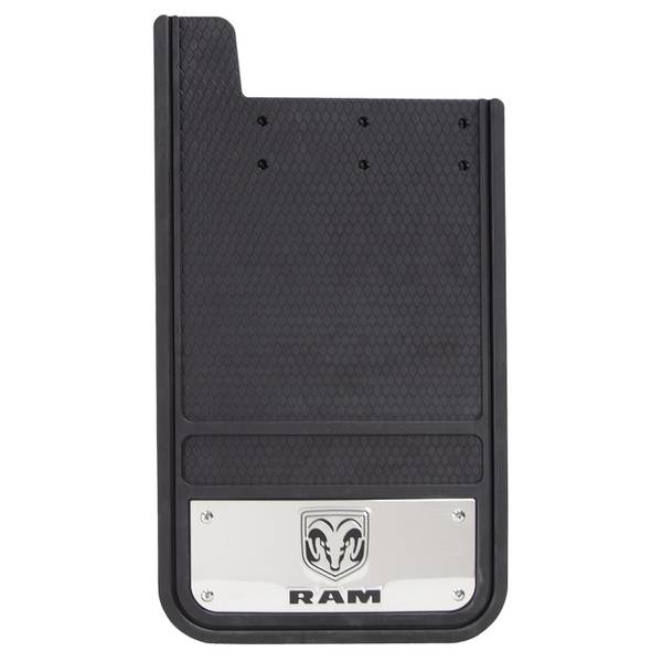 Plasticolor 12" x 23" Ram Heavy Duty Rear Mud Flaps 001836R01 Blain