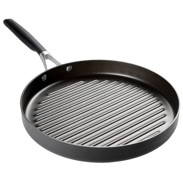 12 Hard Anodized Round Grill, Round Grill Pan
