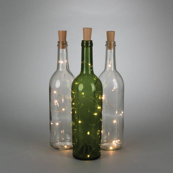 Photo of Brown Bottle Stopper Light String