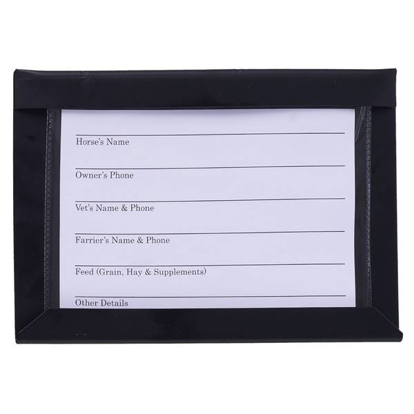 Photo of Stall Card Holder with Card