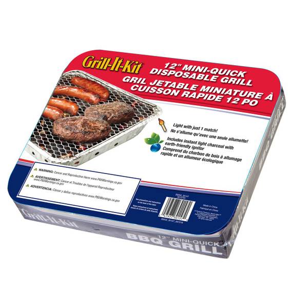 Woodlink GrillItKit 12" Disposable Grill 28202 Blain's Farm & Fleet