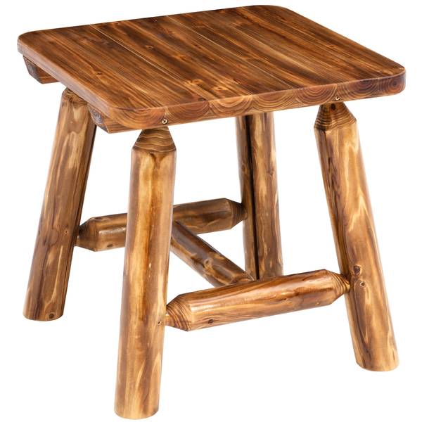 Jack Post Northwoods Log End Table Nw, Jack Post Outdoor Furniture