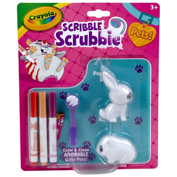 Crayola Scribble Scrubbie Rabbit/Hamster - 74-7255
