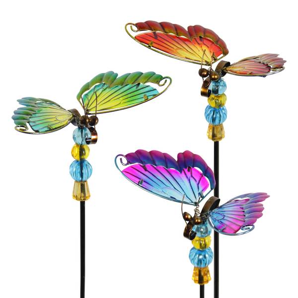 Photo of WindyWing Butterfly Garden Stake with Beads Assortment