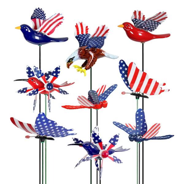 Photo of Patriotic WindyWings 7 Inch Stake, Assorted