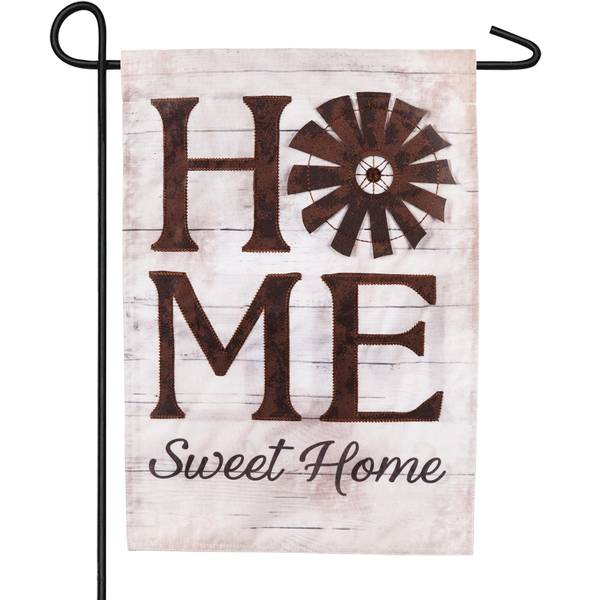Photo of Windmill Home Sweet Home Garden Flag