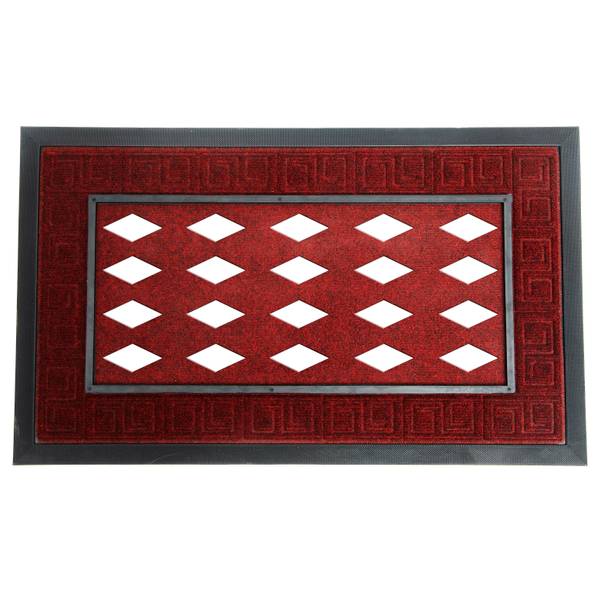 Evergreen Enterprises Burgundy Greek Key Sassafras Mat 431000B Blain's Farm & Fleet