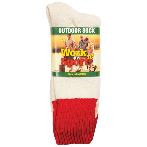 Work n' Sport Men's 3-Pack Trailchief Thermal Socks - 224NATBL-10-13 ...