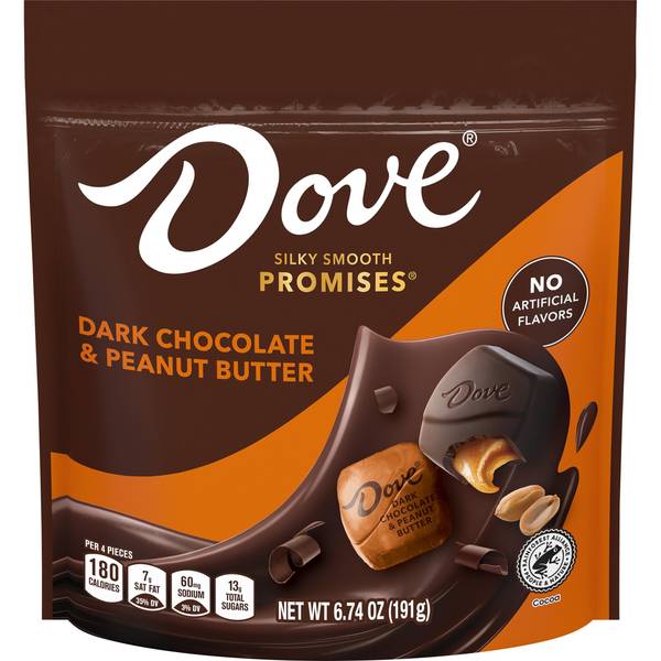 Photo of 6.74 oz Promises Dark Chocolate Peanut Butter Candy Bag