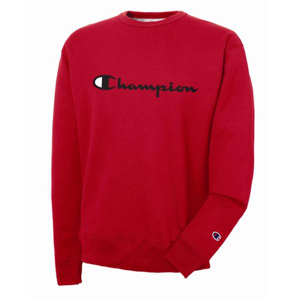 red champion crewneck mens