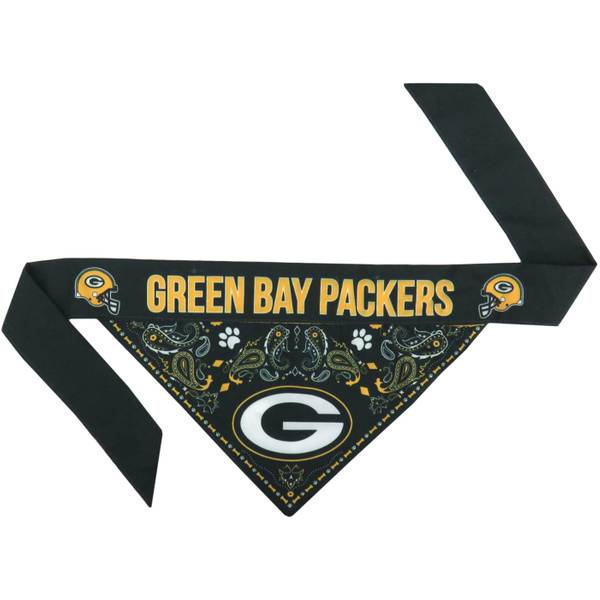 Green Bay Packers Home & Away Pet Bandana Set - Medium