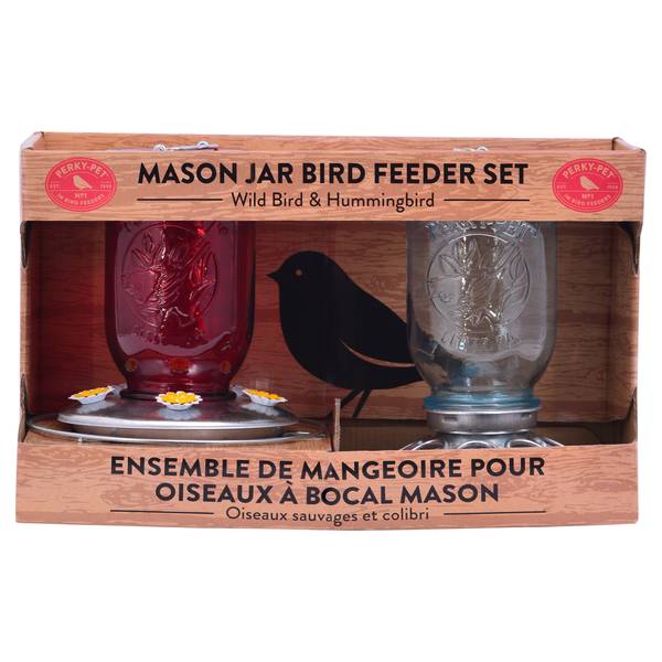 mason jar pet feeder