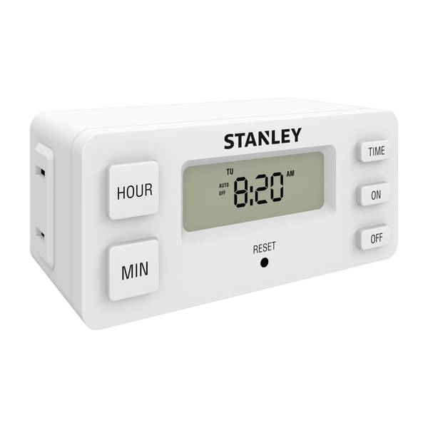 Stanley 30407 PlugMax 3 USB, White 