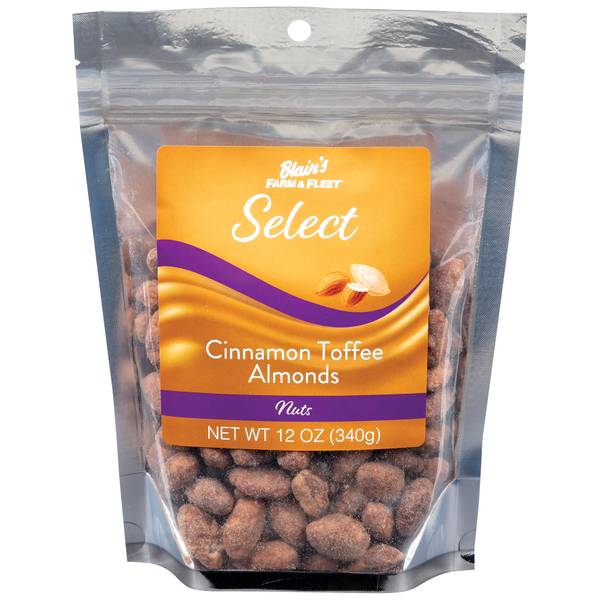 Blain's Farm & Fleet Select Cinnamon Toffee Almonds 12 oz 701732
