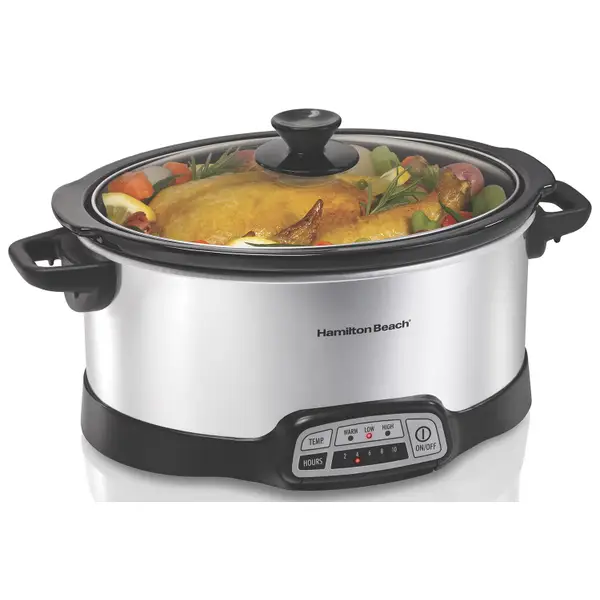 West Bend Versatility Slow Cooker with Thermal Travel Tote and Non