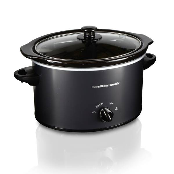 Best Buy: Hamilton Beach 3qt Slow Cooker Blue Gingham 33232