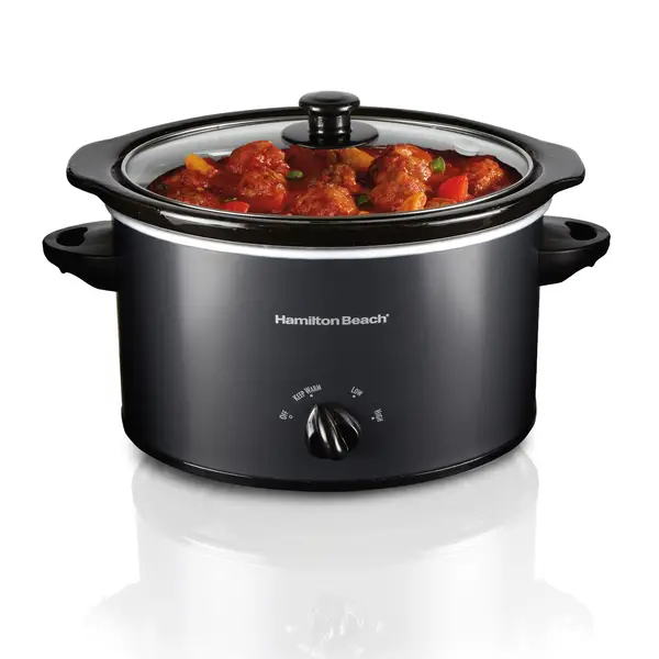 Hamilton Beach 4 Quart Oval Kitchen Countertop Slow Cooker, Model