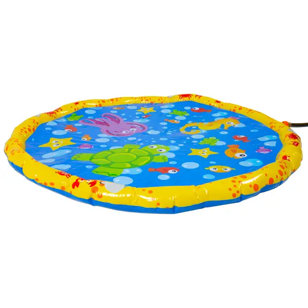 Banzai JR Sprinkle and Splash Play Mat Inflatable Water Fountain