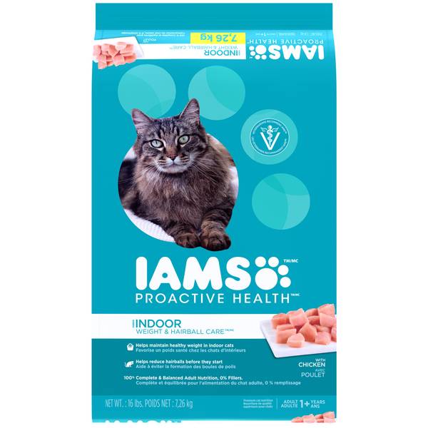 IAMS Proactive Health Weight Hairball Care Cat Food IAM71229