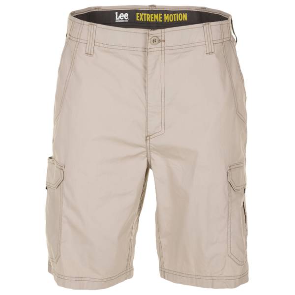 Lee Men's Extreme Motion Crossroad Cargo Shorts, Stone, 40 - 218-7010 ...