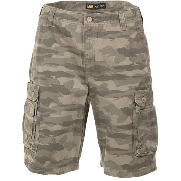 lee dungarees camo cargo shorts