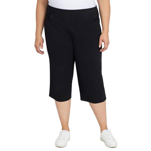 Alfred Dunner Women's Plus Size Allure Clam Digger Capris - 01618-1-20W ...