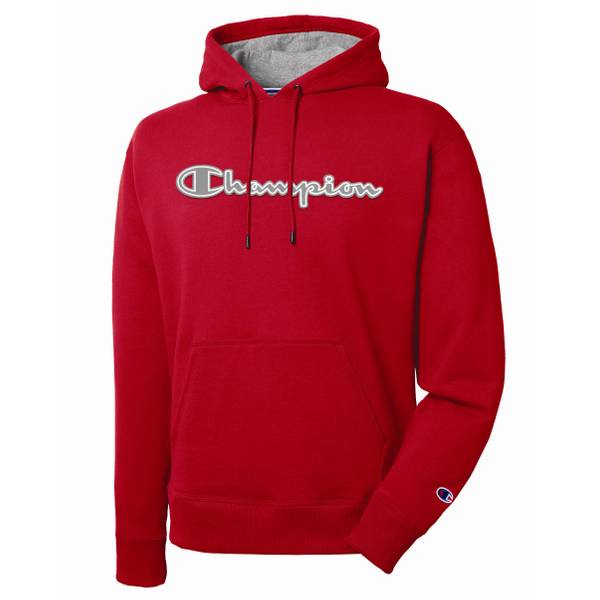 champion men's fleece logo sweatshirt