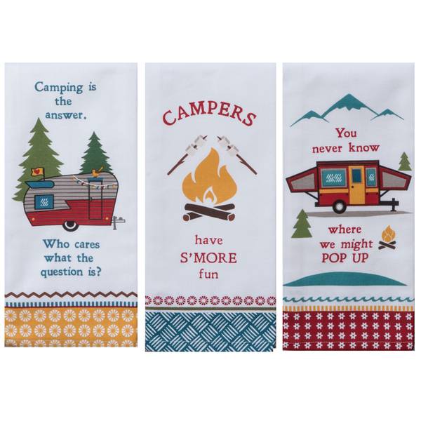 Kay Dee Designs Camping Life Tea Towel Assortment - R4187 | Blain's ...