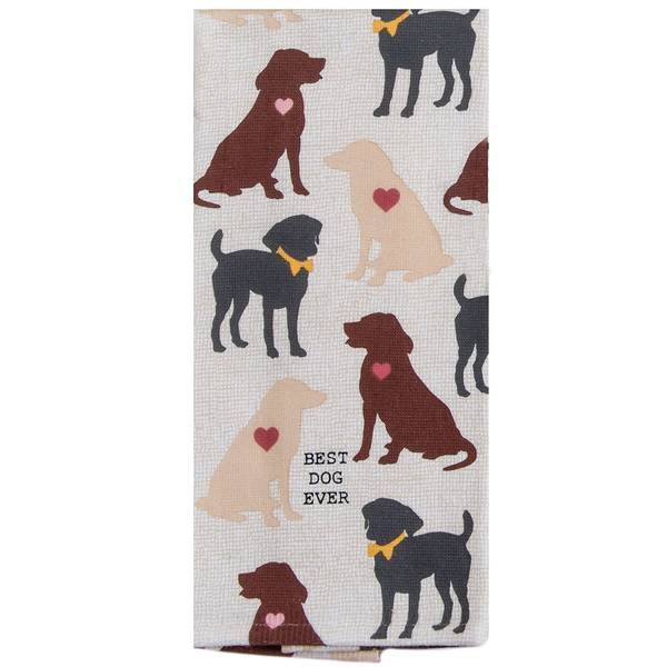 Kay Dee Designs Best Dog Ever Dual Purpose Towel