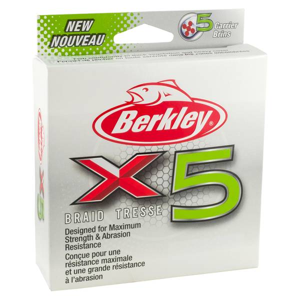 Berkley X5 Low-Vis Green Braid