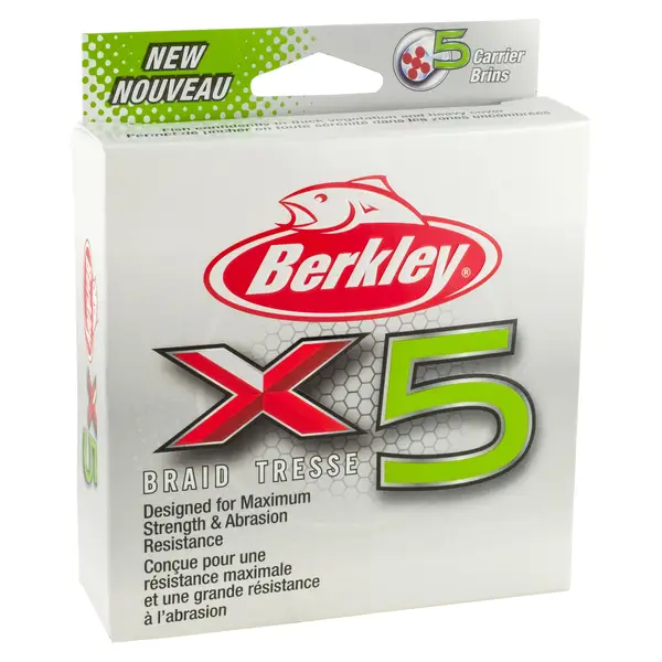 Berkley X5 Braid - Low-Vis Green