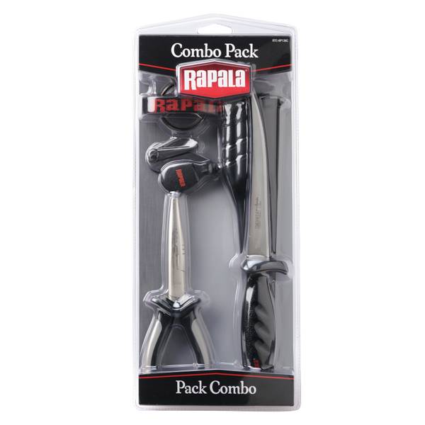 Rapala Fishing Combo Pack Pliers Clipper Jig Buster Hook Sharpener  RTC-6PCHS NEW