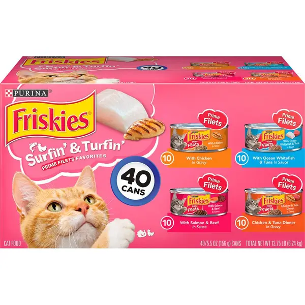 Friskies ocean whitefish clearance and tuna pate 13oz