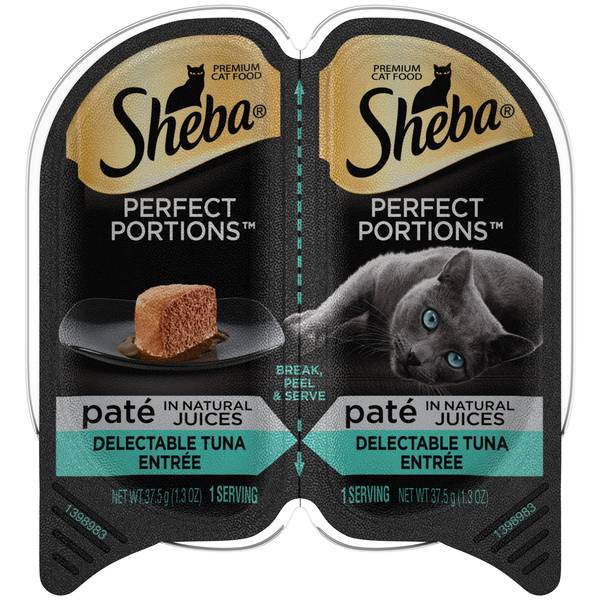 Sheba 2.65 oz Perfect Portions Pate Tuna Cat Food SHE11415