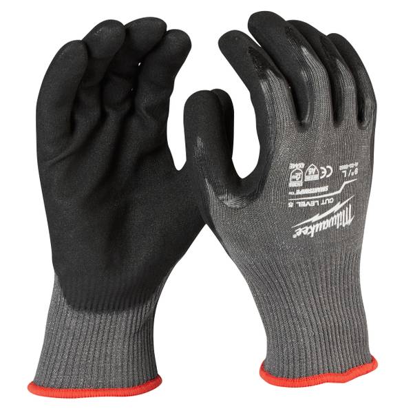 Milwaukee Cut 5 Dipped Work Gloves, L - 48-22-8952 | Blain's Farm & Fleet