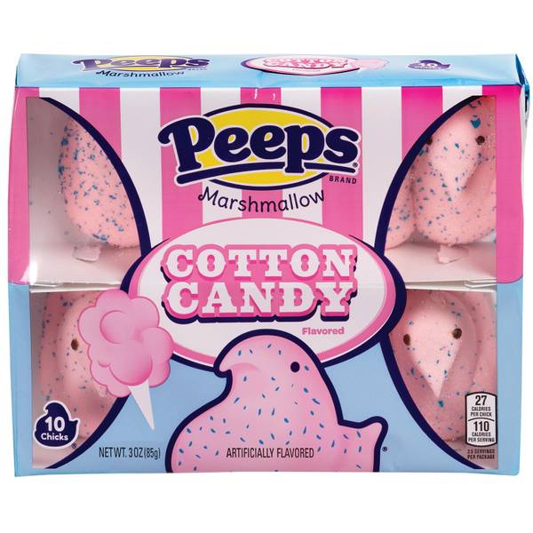 Peeps 10 Count Cotton Candy Flavored Marshmallow - 3268188 | Blain's ...